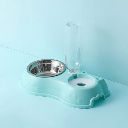 Automatic Pet Food and Water Dispenser Bowl
