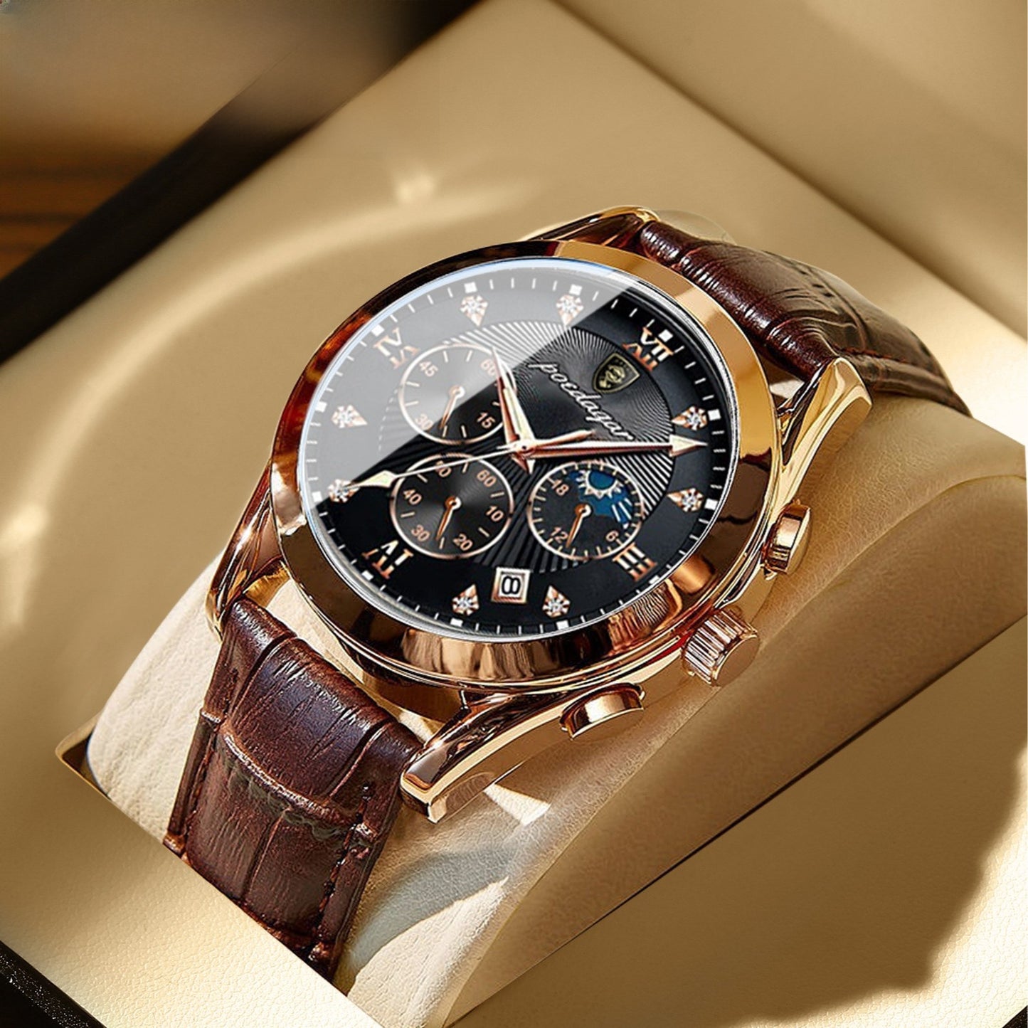 Waterproof Luminous Calendar Mens Watch