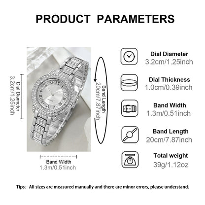 Women's Diamond Accent Quartz Watch Set