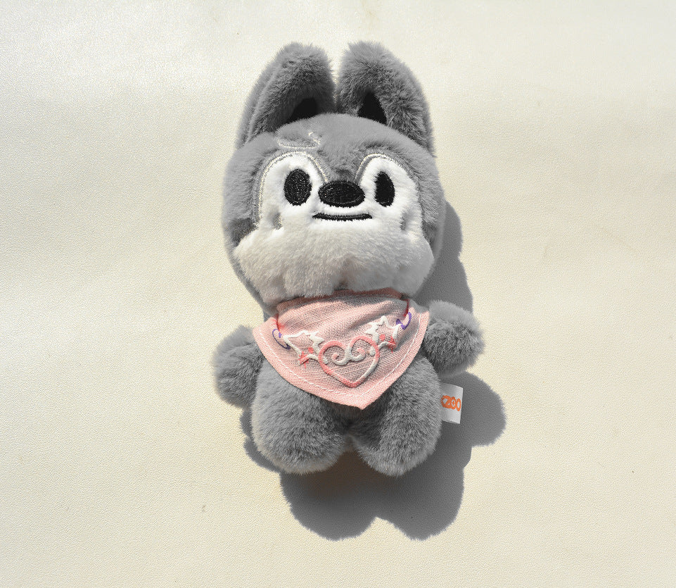 Toilet paper roll doll keychain