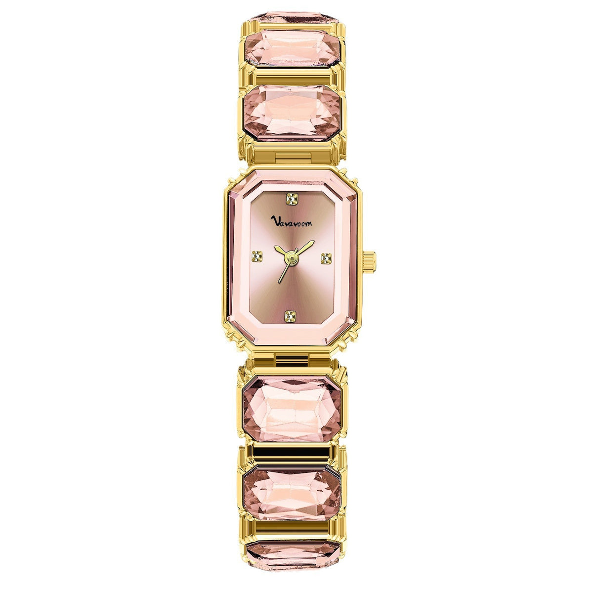 Women's Square Crystal Quartz Watch