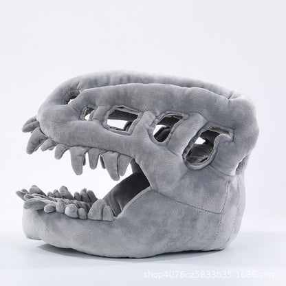 Dinosaur skeleton plush cap funny costume gift