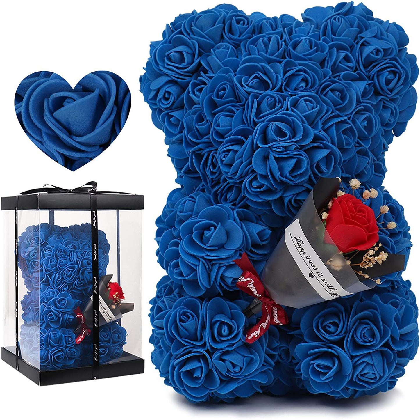 Eternal Rose Bear Gift with Decorative Box