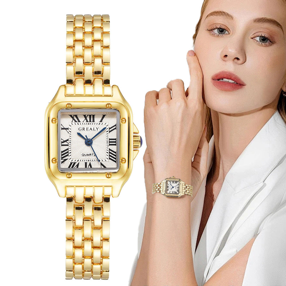 Lady Roman Square Quartz Watch