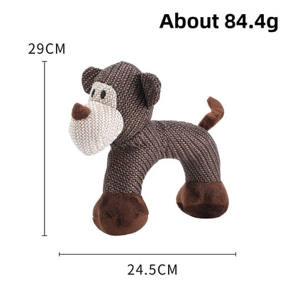 Plush Bite-Resistant Sound Pet Toys for Dogs and Cats