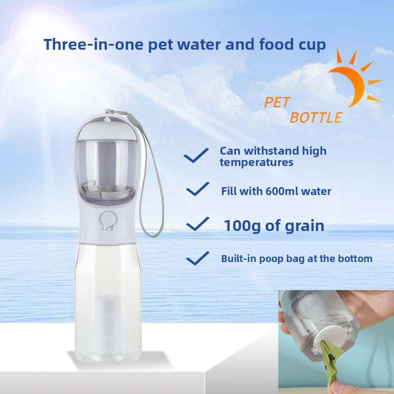 Portable Pet Water and Food Dispenser