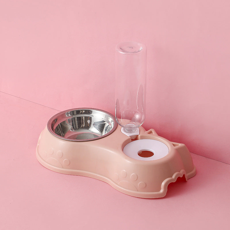 Automatic Pet Food and Water Dispenser Bowl
