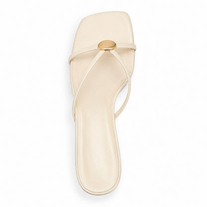 High-heeled flip-flops