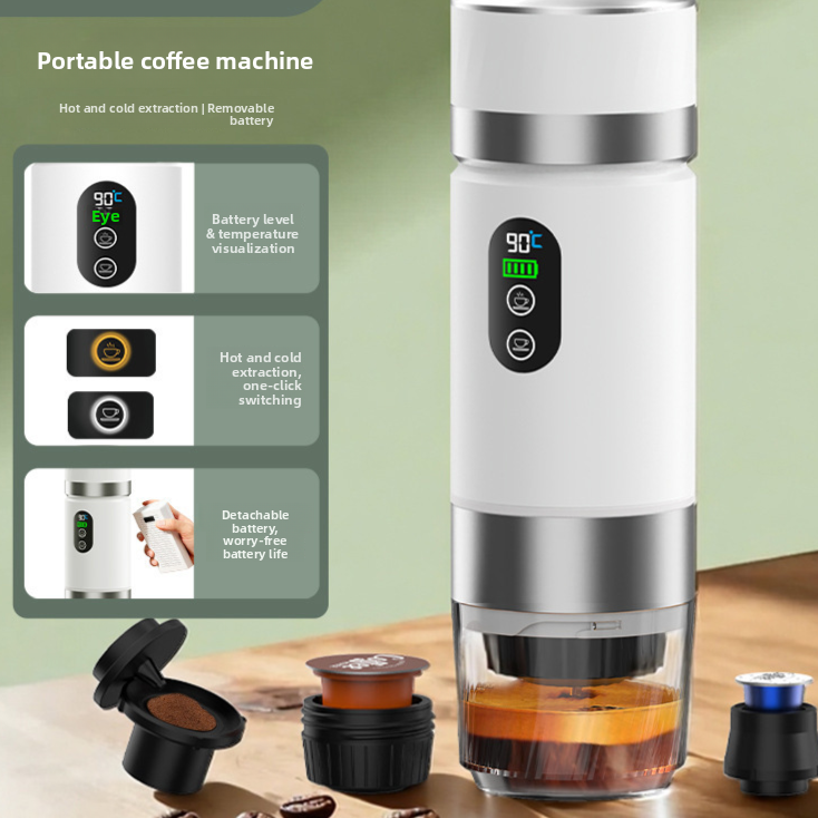 Portable USB Rechargeable Espresso Coffee Maker