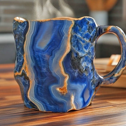 Crystal Coffee Mugs Imitation Mineral Crystal Coffee Resin Cup
