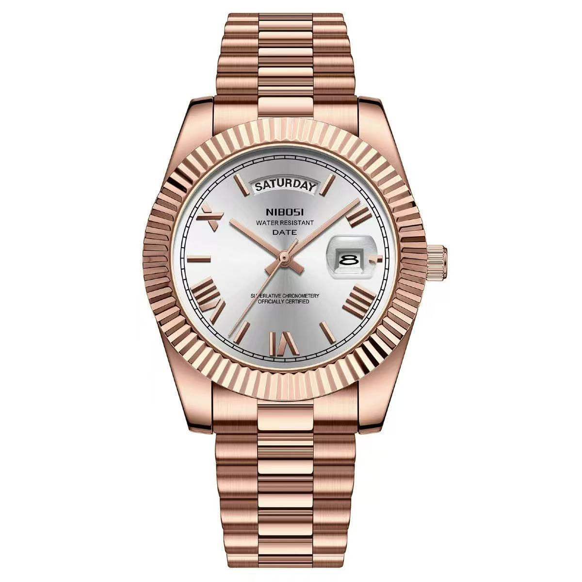 Classic Retro Calendar Watch