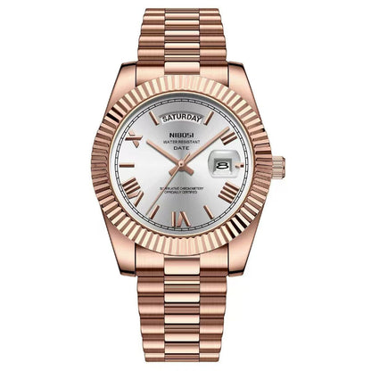 Classic Retro Calendar Watch