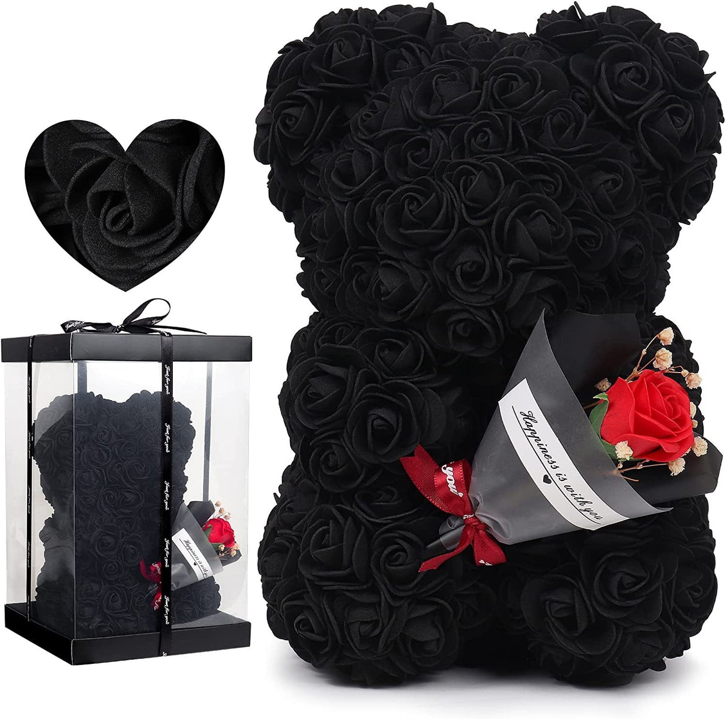 Eternal Rose Bear Gift with Decorative Box
