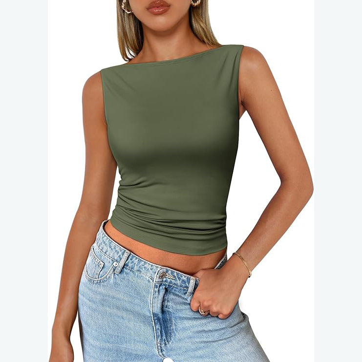 Women's Sleeveless Square Neck Camisole Top