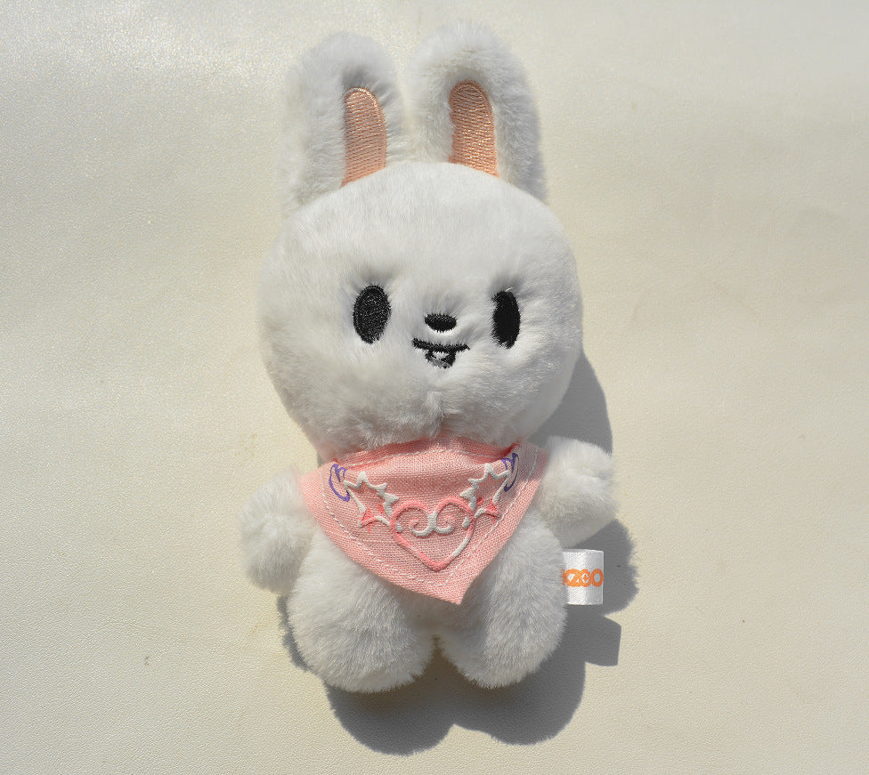 Toilet paper roll doll keychain