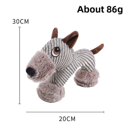 Plush Bite-Resistant Sound Pet Toys for Dogs and Cats