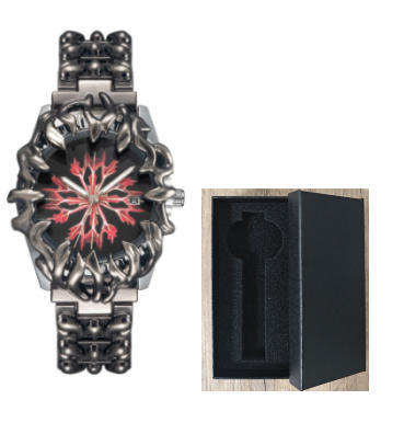 Men's Retro Y2K Claw Quartz Watch – Luminous Calendar Alloy Design