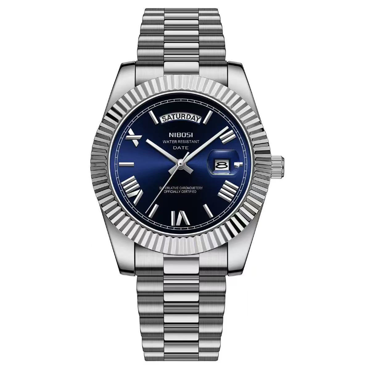 Classic Retro Calendar Watch