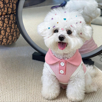 Floral Pet Shirt for Cats and Small Dogs