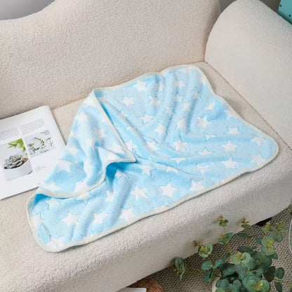 Manufacturer's Ready-Made Cat and Dog Mats, Blankets, Flannel Blankets, Four-Season Blankets, Pet Comfort and Warmth, Autumn and Winter Coral Velvet