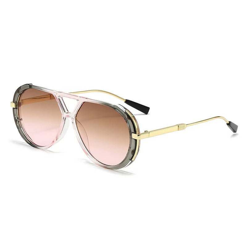 Fashion Oval Frame Sunglasses