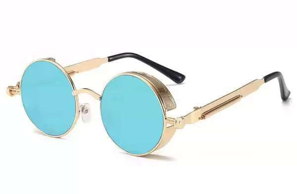 Retro Round Frame Sunglasses
