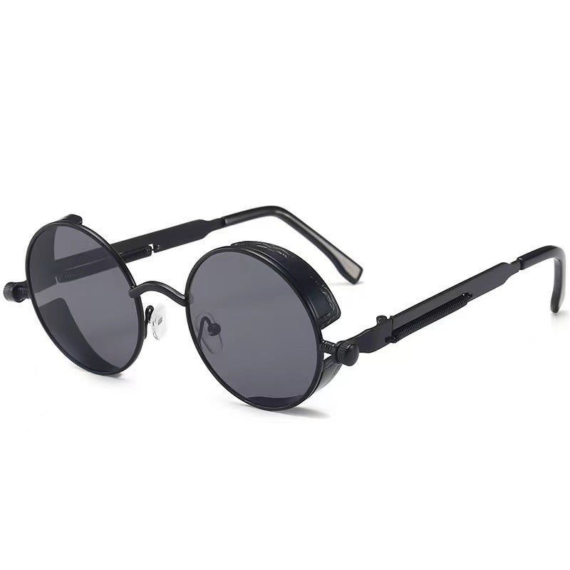 Retro Round Frame Sunglasses