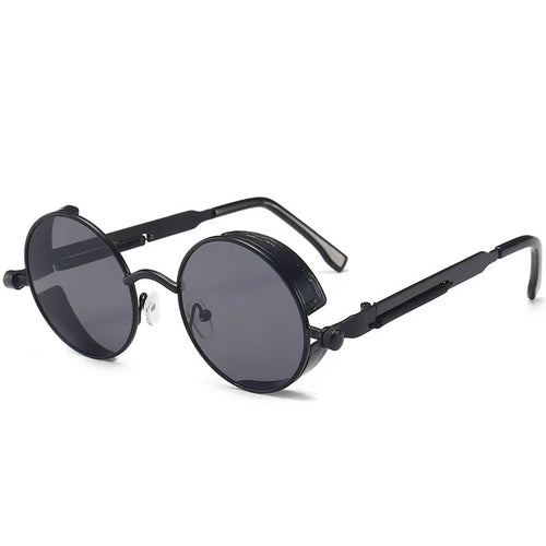 Retro Round Frame Sunglasses