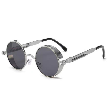 Retro Round Frame Sunglasses