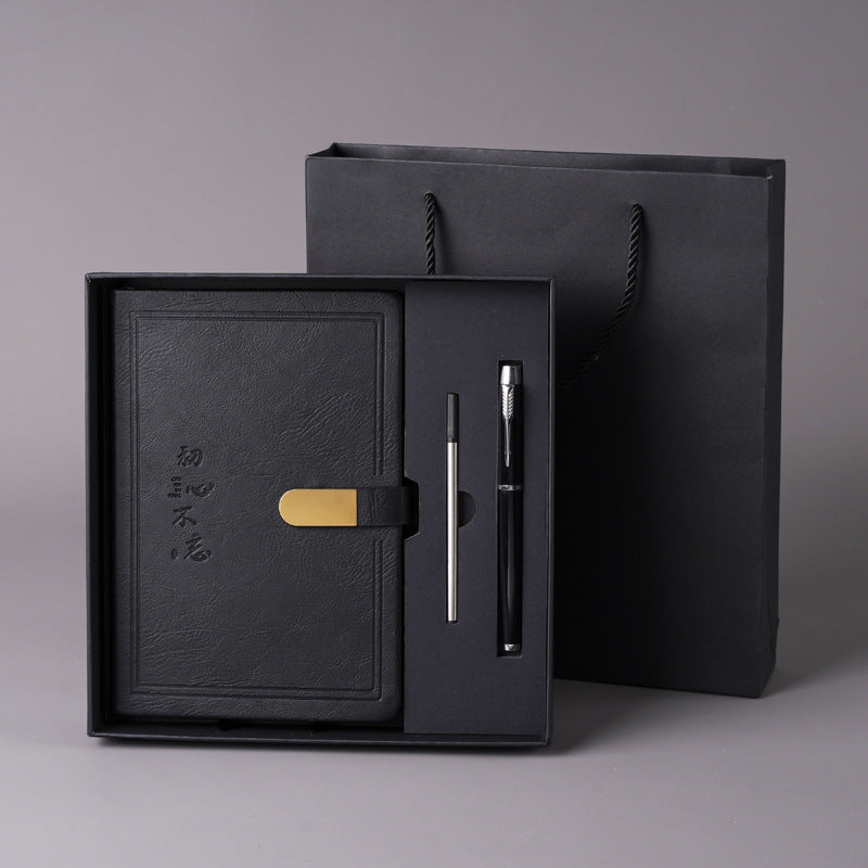 Custom Imitation Leather Notebook with Gift Box