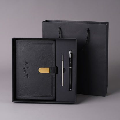 Custom Imitation Leather Notebook with Gift Box