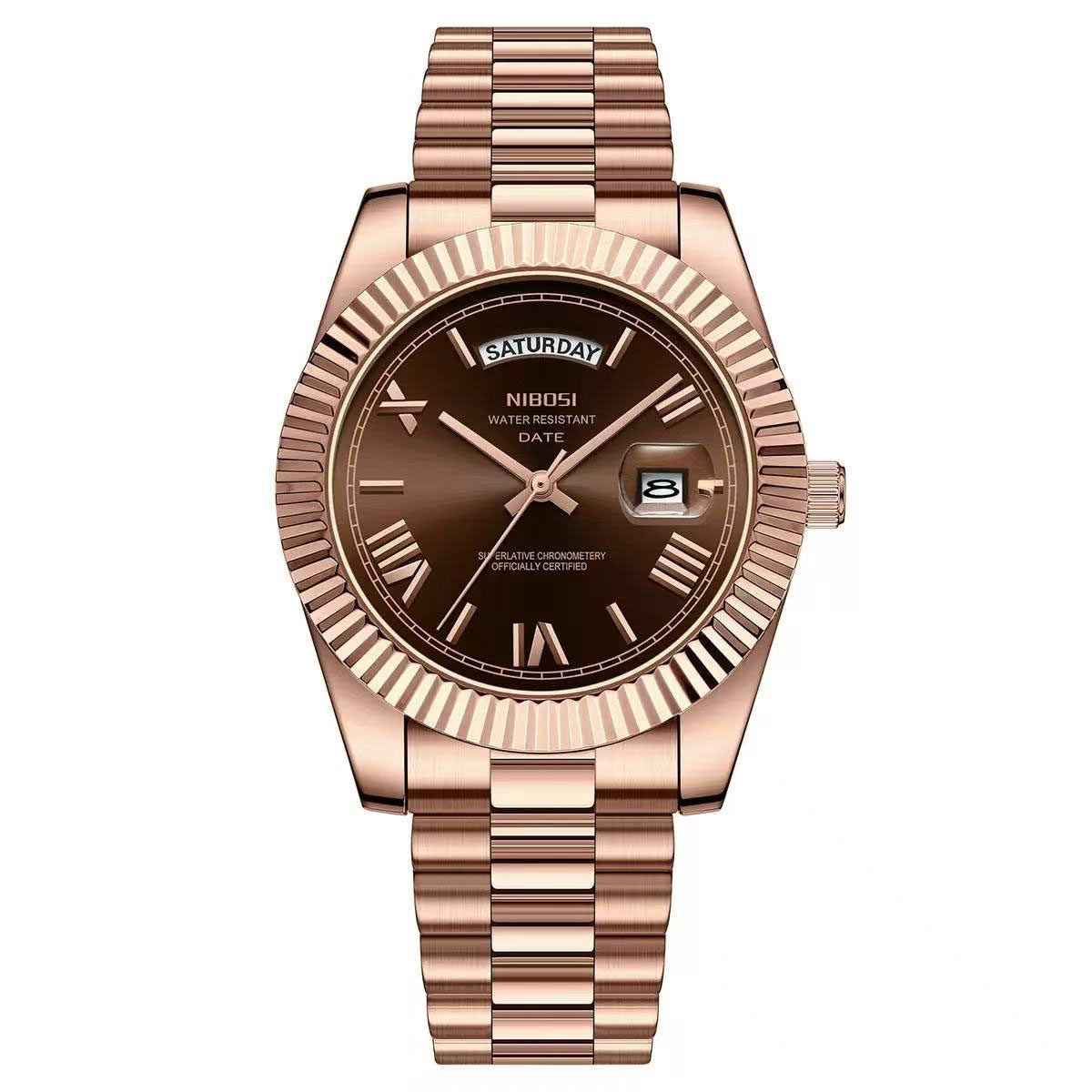 Classic Retro Calendar Watch
