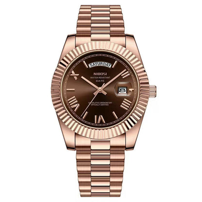 Classic Retro Calendar Watch