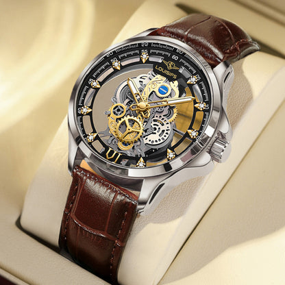 Double Sided Hollow Mechanical Style Watch