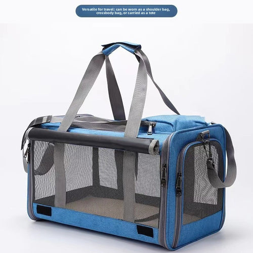 Large Capacity Foldable Pet Carrier Bag for Cats
