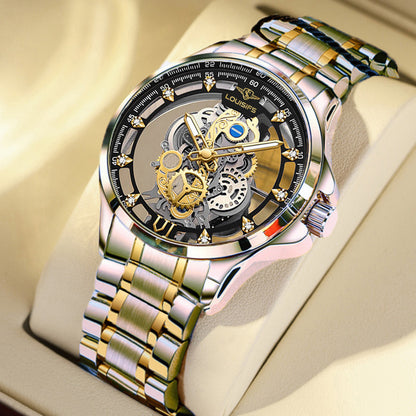 Double Sided Hollow Mechanical Style Watch