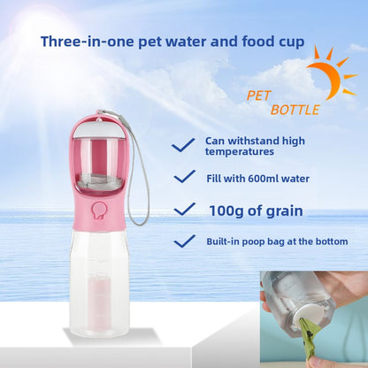 Portable Pet Water and Food Dispenser