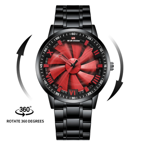 Sharingan Rotating Dial Quartz Watch