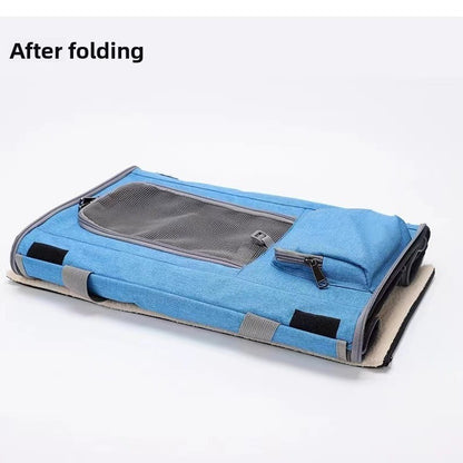 Large Capacity Foldable Pet Carrier Bag for Cats