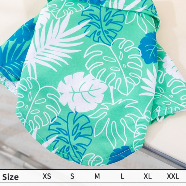 Floral Pet Shirt for Cats and Small Dogs