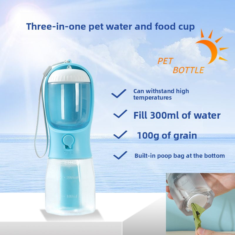 Portable Pet Water and Food Dispenser
