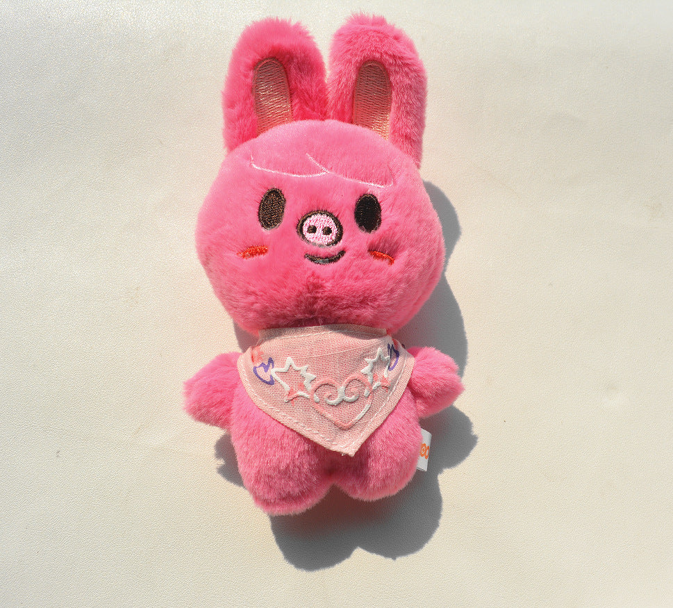 Toilet paper roll doll keychain