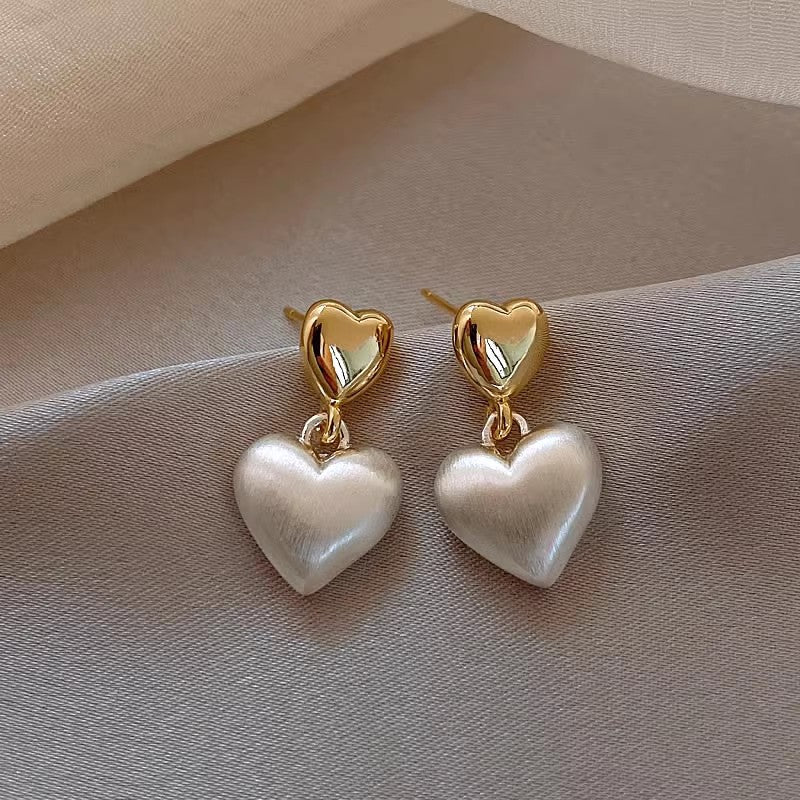 S925 Silver Pearl Earrings Elegant Light Luxury Fashion Jewelry