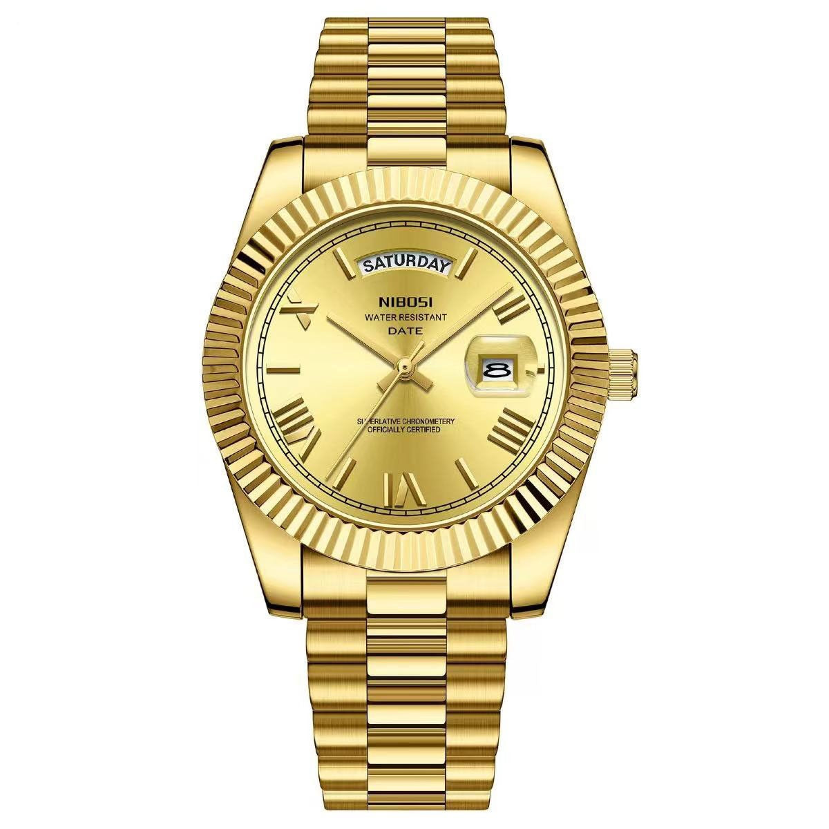 Classic Retro Calendar Watch