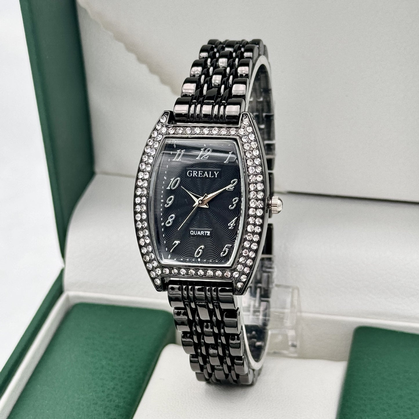 Fashion Quartz Watch Digital Analog Combo