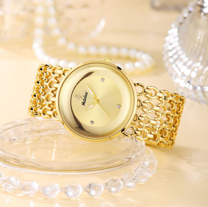 Yalalusi Luxury Women Watch with Hollow Strap