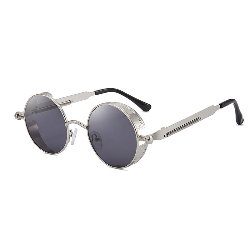 Retro Round Frame Sunglasses