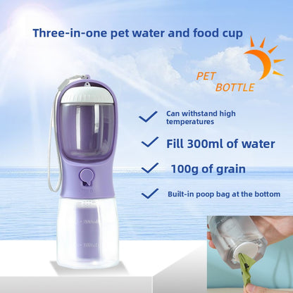 Portable Pet Water and Food Dispenser