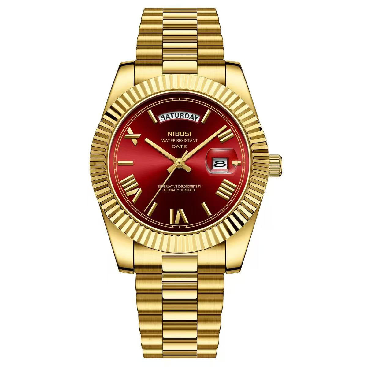 Classic Retro Calendar Watch