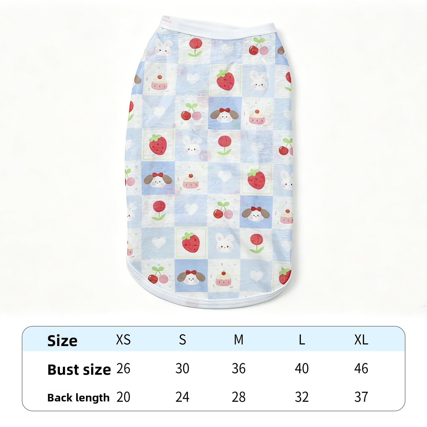 Floral Pet Shirt for Cats and Small Dogs